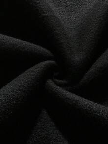 EMERY ROSE Plus Size Women's Letter Printed Hot Round Neck Sweatshirt Fall Cloth For Women Winter Autumn - Black - View 3