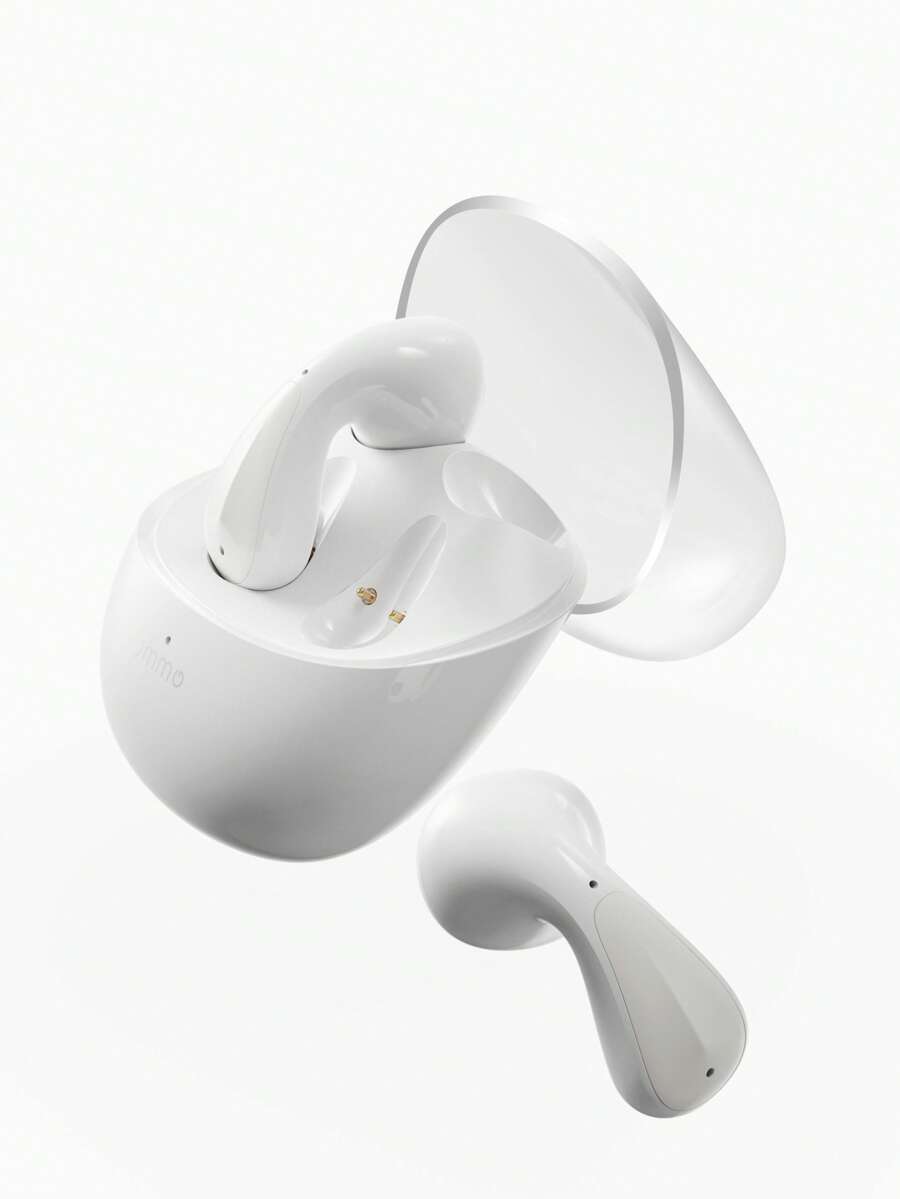 无线耳塞带 13 毫米大扬声器、触摸控制稳定芯片且无延迟，带 USB-C 充电端口情人节礼物