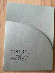 10 件口袋婚礼邀请函封面，订婚 XV 生日洗礼简单邀请函信封，5*7 英寸邀请函，DIY 邀请函礼物毕业生日装饰派对装饰单身派对 - 彩色 - 查看 1