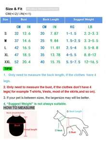 柔软温暖的纱布宠物衣服，狗猫背心夹克，适合小型犬和猫，秋冬季 - 杏色 - 查看 8