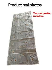 SHEIN 1 件冰箱防尘罩，多功能防水收纳挂袋防尘布，家用冰箱洗衣机罩顶盖，造型简约时尚，高档面料，色彩雅致，多用途罩子，防水防污，两侧口袋设计，适用于返校、办公室、家居、旅行、包包、整理器、收纳 - 白色 - 查看 6