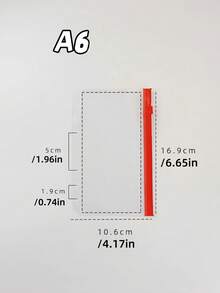 6 pièces/12 pièces Pochette à fermeture éclair multicolore, compatible avec un classeur à 6 anneaux, un cahier, des pochettes pour feuilles mobiles, sac de fichier en PVC imperméable, organisateur de documents, durable, portable, léger, fournitures de bureau et scolaires, usage multifonctionnel - Multicolore - Voir 4