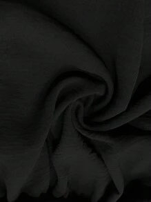 Firerie 大码休闲扭纹 A 字长袖衬衫，绿色 - 黑色 - 查看 7