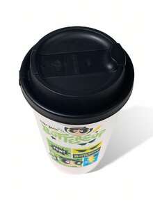 THE POWERPUFF GIRLS X SHEIN Buttercup Pattern Creative Paper Cup With Cute Pattern - Multicolor - View 6