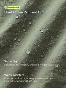 OutZeal Women Water-Resistant Stand Collar Zip Pocket Outdoor Jacket Hiking Camping