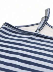 INAWLY Women's Striped Fitted Casual Versatile Camisole - Multicolor - View 4