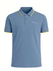 Ben Sherman Men Polo Shirts - Dusty Blue - View 5