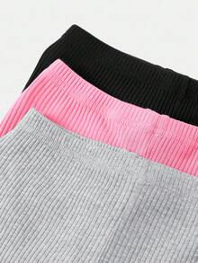 SHEIN 时尚可爱女童打底裤，适合秋冬季节穿着。 - 白色 - 查看 7