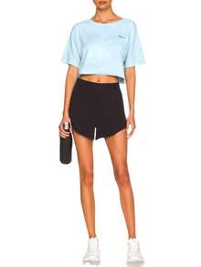 Roxy Sports Tees & Tanks Moisture-Wicking Breathable Classic Fit Outing Gym Home ARJZT06980-BTE0 - 藍色 - 查看 3