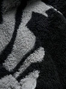 PAVTROS Manfinity Streetrush 男士休闲撞色拼接夹克，秋冬季，男士拉链保暖内衬夹克