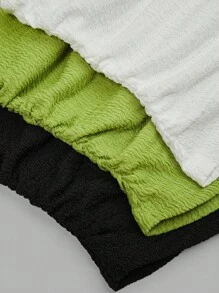 Sweetra 大码女式纯色简约不对称领口针织上衣，适合外出、度假、海滩、可爱上衣、机场旅行