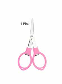 1 件精致折叠小剪刀，锌合金 8 字形弹力剪纸剪刀，多功能剪刀，适用于办公室、户外旅行和钓鱼 返校，返校，学校用品 - 彩色 - 查看 18