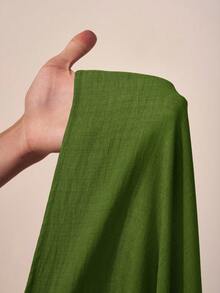 Zivah 2025 Summer New Music Festival Easter Mother's Day Wedding Season Attend Wedding Birthday Party Daily Casual Vacation Cruise Travel Beach Sunbathing Viral Elegant Casual Halter Backless Twist Loose Wide Leg Pants, Red-Brown, Women's Jumpsuit - Green - View 8