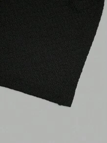 Sweetra 大码女式纯色简约不对称领口针织上衣，适合外出、度假、海滩、可爱上衣、机场旅行