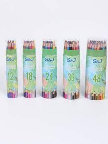 12/18/24/36/48色高品质彩色铅笔，适合学生和成人，日常绘画创作，可作为送给朋友或亲戚的礼物，适合儿童开学季 - 彩色鉛筆套裝 - 查看 13