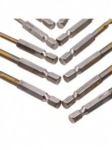 Titanium Coated HSS High Speed Steel Drill Bit Set Drill Bit .Hex Shank Bit Tools 1.5 - 6.5mm,Tool Accessories - Gold - View 9