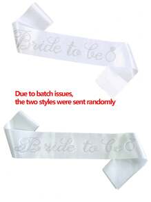 Set de 3 piezas: Diadema de corona para la novia, tirante para el hombro y velo, estilo europeo y americano para fiesta de despedida de soltera, accesorio para fotografías de boda - Multicolor - Ver 5