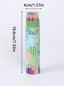 12/18/24/36/48色高品质彩色铅笔，适合学生和成人，日常绘画创作，可作为送给朋友或亲戚的礼物，适合儿童开学季 - 彩色鉛筆套裝 - 查看 19