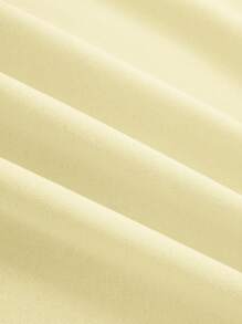 SHEIN 秋季女款椰子菠萝木瓜水果图案圆领运动衫，度假海滩图案套头衫秋季