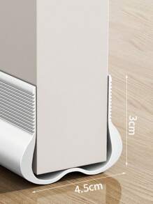 Adjustable Plastic Door Draft Stopper Draft Proof Noise Reduction Insect Protection Waterproof Soft PVC Bottom Gap Seal Soundproofing Easy Install For Home Doors Protection Bottom Protector Weather Strip Home Improvement Indoor Use