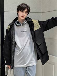 DAZY 青少年（男童）秋季棉服外套 - 黑色 - 查看 9