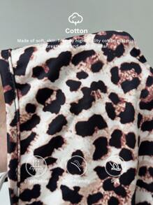 FavEase 女式豹纹性感露背吊带无袖背心图案猎豹印花T恤女式上衣 - 彩色 - 查看 7