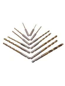 Titanium Coated HSS High Speed Steel Drill Bit Set Drill Bit .Hex Shank Bit Tools 1.5 - 6.5mm,Tool Accessories - Gold - View 11