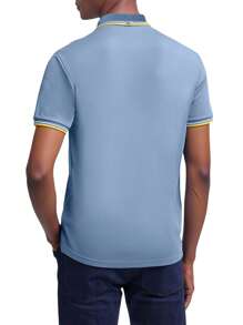 Ben Sherman Men Polo Shirts - Dusty Blue - View 2