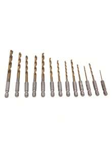 Titanium Coated HSS High Speed Steel Drill Bit Set Drill Bit .Hex Shank Bit Tools 1.5 - 6.5mm,Tool Accessories - Gold - View 6