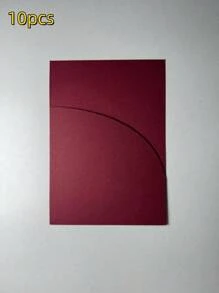 10 件口袋婚礼邀请函封面，订婚 XV 生日洗礼简单邀请函信封，5*7 英寸邀请函，DIY 邀请函礼物毕业生日装饰派对装饰单身派对 - 彩色 - 查看 18