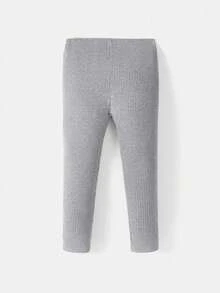 SHEIN 时尚可爱女童打底裤，适合秋冬季节穿着。 - 白色 - 查看 12