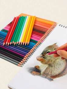 12/18/24/36/48色高品质彩色铅笔，适合学生和成人，日常绘画创作，可作为送给朋友或亲戚的礼物，适合儿童开学季 - 彩色鉛筆套裝 - 查看 2