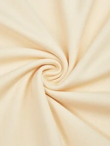 Sweetra Váy ngắn ôm sát nhún bèo màu trơn phong cách ngọt ngào tối giản - màu đen - Xem 5