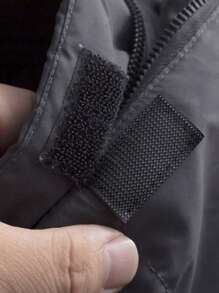 1.6/2/3m Multi-Functional Hook-And-Loop, Hook And Loop Fastener With Buttons For Shoes And Clothes - Black - View 3