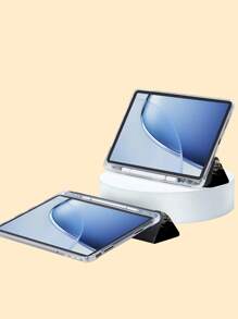 TOM & JERRY X SHEIN Husă de bază neagră cu model de litere și desene animate