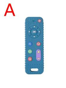 SHEIN 1 pieza Juguete de dentición de silicona para perros, control remoto masticable para cachorros, juguete limpiador de dientes para razas pequeñas