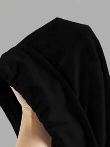 SHEIN EZwear 2 件女士休闲简约高腰喇叭直筒裤，带小马图案，黑白，适合夏季 - 彩色 - 查看 9