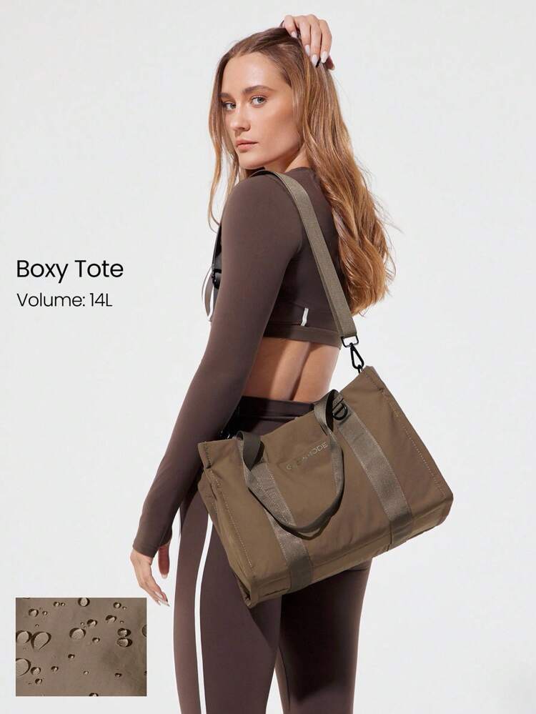 14L Ready Or Not Adjustable Strap Crossbody Square Tote Bag Daily Casual Leisure Wear Fall Winter
