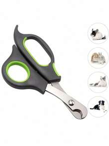 1 món quà tặng cho người yêu chó/mèo bằng thép không gỉ màu đen và xanh lá cây và dụng cụ cắt móng cho thú cưng của mẹ/mèo, dễ sử dụng và vệ sinh - màu đen - Xem 7
