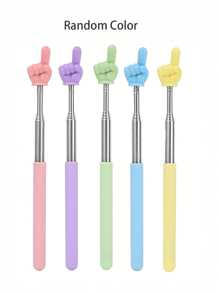 Teacher Specific Telescopic Teaching Whip, Classroom Blackboard Indicator Stick, Student Reading Tracking Guide Rod - Multicolor - View 4