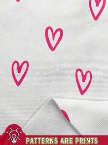 SHEIN Happikins Young Girls Casual Loose Fit Cozy Round Neck Long Sleeve Pullover Sweatshirt For Everyday Wear,In Fall/Winter - Multicolor - View 3