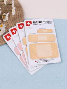 1pack Pink And Apricot Color 3d Shaped Sticky Notes Post It Notes For Students Stickers Set Cute Stickers Pink Stickers Stationery Office School Supplies Diary Journal Notebook Planner
 Note Book - Multicolor - View 10