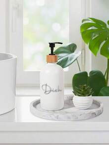 1 Buah Baki Dispenser Sabun Silikon Anti Pecah Fleksibel untuk Meja Rias, Organizer untuk Kamar Mandi, Dapur, Wastafel, Botol Sabun, Kunci, Perhiasan, Perlengkapan Sekolah - MultiWarna - View 1