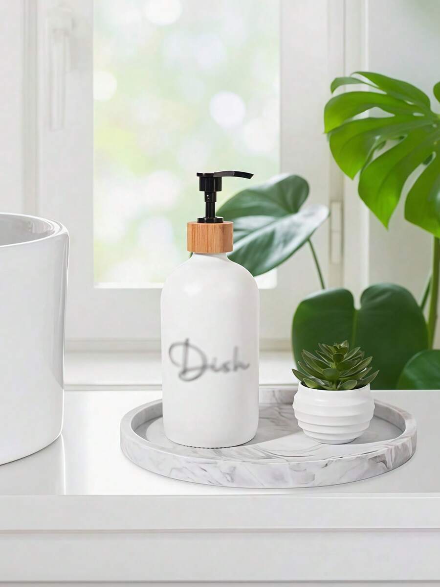 1 Buah Baki Dispenser Sabun Silikon Anti Pecah Fleksibel untuk Meja Rias, Organizer untuk Kamar Mandi, Dapur, Wastafel, Botol Sabun, Kunci, Perhiasan, Perlengkapan Sekolah - MultiWarna - View 1