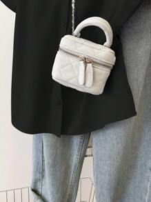 INAWLY Áo sơ mi nữ tay ngắn, cài nút đơn, dáng rộng, màu trơn, mùa hè - màu đen - Xem 7