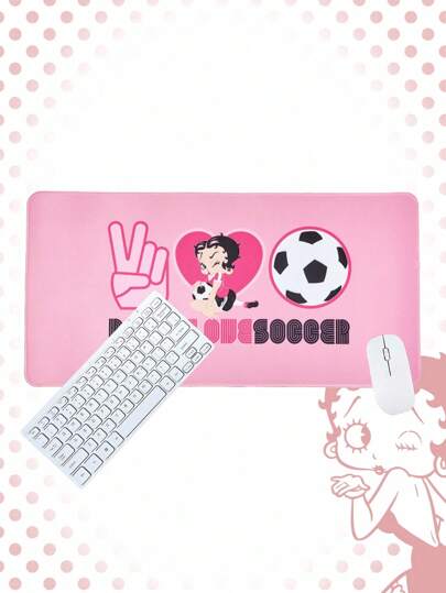 Betty Boop | ROMWE Cartoon Cute Betty Pattern Anti-Slip Waterproof Durable Thick Mouse Pad