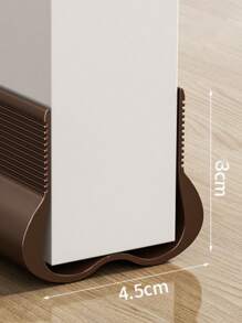 Adjustable Plastic Door Draft Stopper Draft Proof Noise Reduction Insect Protection Waterproof Soft PVC Bottom Gap Seal Soundproofing Easy Install For Home Doors Protection Bottom Protector Weather Strip Home Improvement Indoor Use