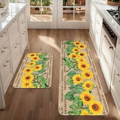 SHEIN 3 件超强吸水硅藻泥淋浴地板/桌垫 - 花朵风格，防滑底部，可爱图案 - 多用途用于淋浴、咖啡、杯子、咖啡机和大碗干燥 - 快干、易清洁 - 非常适合浴室、厨房、地板、淋浴间、入口、洗衣房 - 理想的乔迁礼物 [浴室垫] [浴室垫][浴室垫]