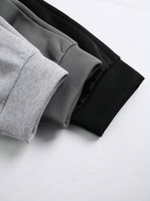 Teens' Multi-Combination Casual Waistband Drawstring Letter Print Jogger Sweatpants Chic Outfits For Autumn/Winter Fall