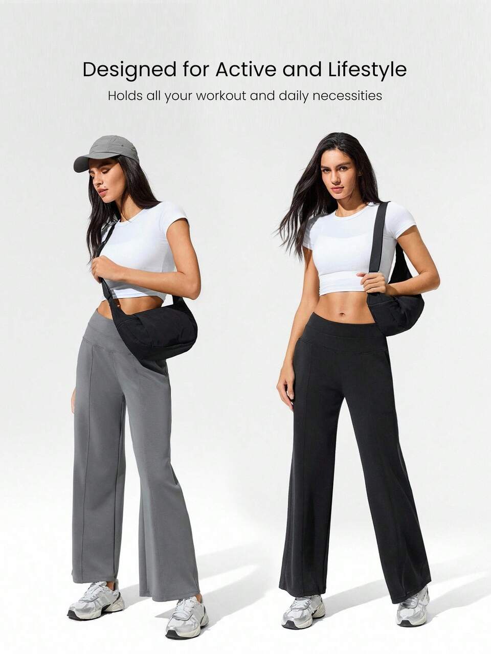 5L Carry Your Glow Water Resistant Zipper Pockets Compartments Shoulder Crossbody Bag Gym Travel Daily Casual Fall Winter